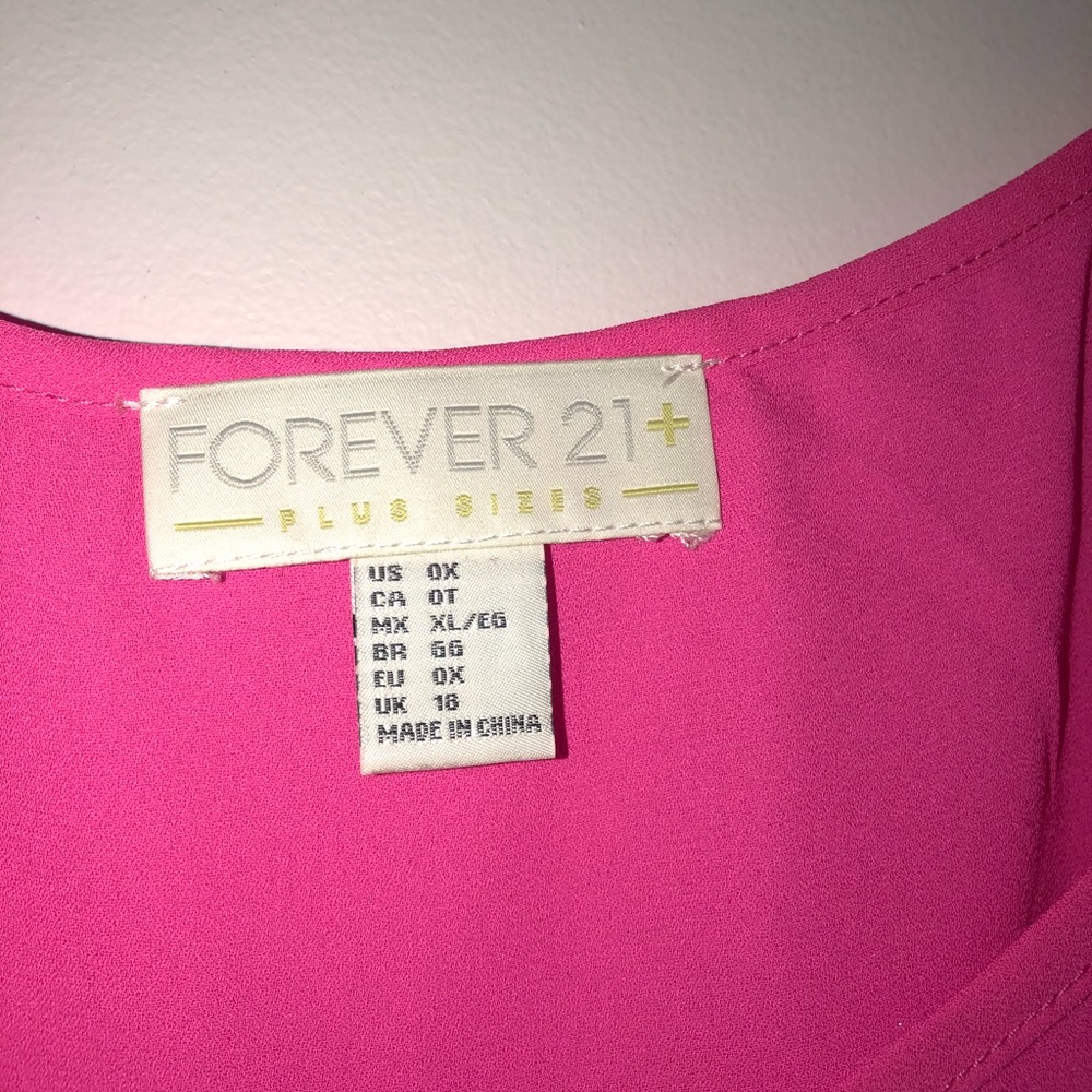 Pink crop top